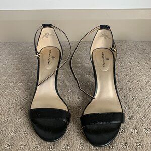 Cute Strappy Black Stilettos